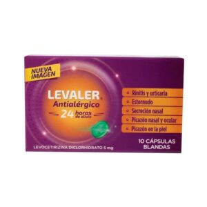 Levaler 5mg Caja 10 cápsulas