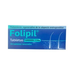 Folipil  (Minoxidil) Tabletas 2.5mg